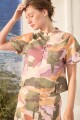 BLUSA TROPICAL PRINT Tierra