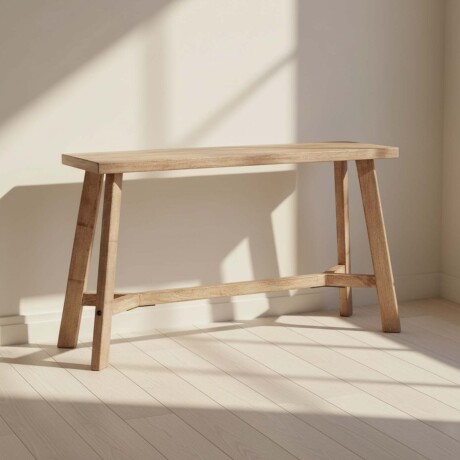 CONSOLA MADERA NATURAL-BEIGE OZZY NATURAL