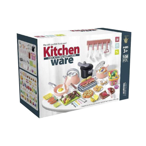 Set de Cocina Completo con 108 Piezas U
