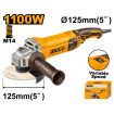 Amoladora Angular Ingco 1100w 125mm Amoladora Angular Ingco 1100w 125mm