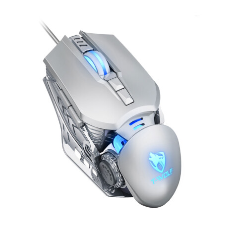MOUSE GAMER CON CABLE TWOLF G530GR GRIS MOUSE GAMER CON CABLE TWOLF G530GR GRIS