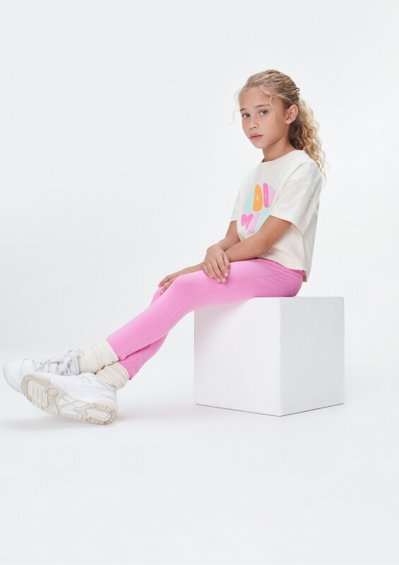 CALCA LEGGING FEM ROSA CLARO