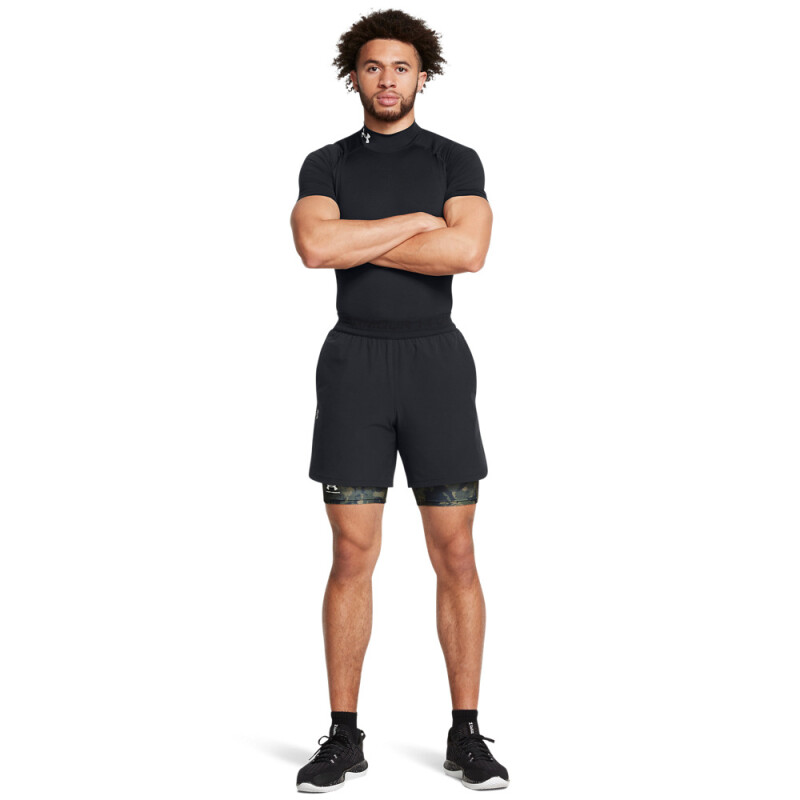 UA HG Armour Prtd Comp Sts-GRN GRN-390