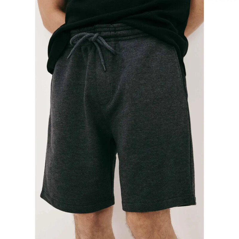 BERMUDA MASC PRETO MESCLA