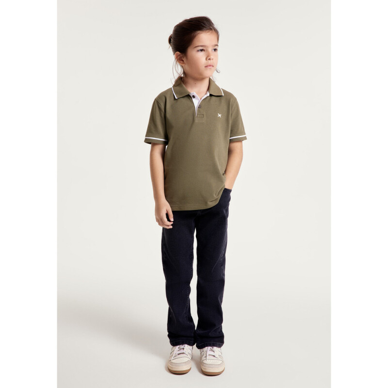 CAMISA POLO MM MASC OLIVA MEDIO