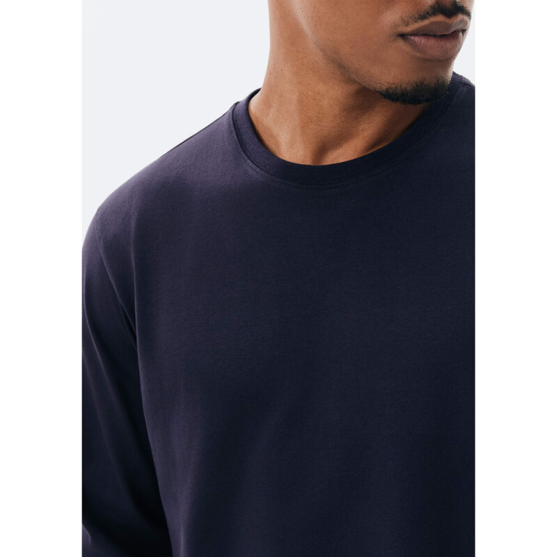 CAMISETA ML MASC AZUL ESCURO