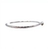 Brazalete Delhi-Plata rodinada 925- Piedra Luna-BR2017 conpiedra