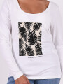 REMERA NATURE BLANCO