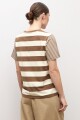 Remera rayada topo