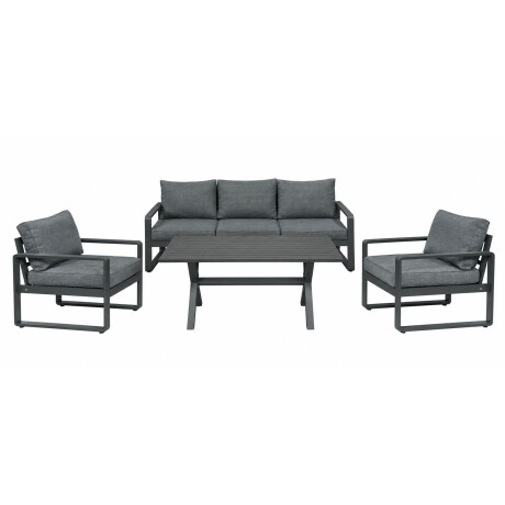 SET COMEDOR EXT. ALUMINIO GRIS CALI