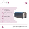 Caseta Galpon Jardin Lumax fife Gris Oscuro 202x255x377 Caseta Galpon Jardin Lumax fife Gris Oscuro 202x255x377