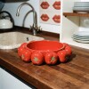 Bowl fuente de cerámica tomates Bowl fuente de cerámica tomates