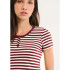 BLUSA FEM ROSA E OFF WHITE