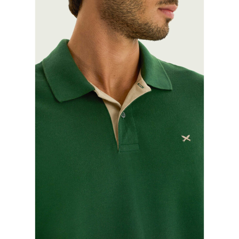 CAMISA POLO MM MASC VERDE ESCURO