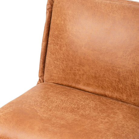 BUTACA EN PU PU MARRON ARUBA CAMEL