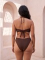 BANDEAU LIA CON COPA REMOVIBLE CHOCOLATE