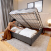 Cama baúl FLAT Gris - SUPER KING