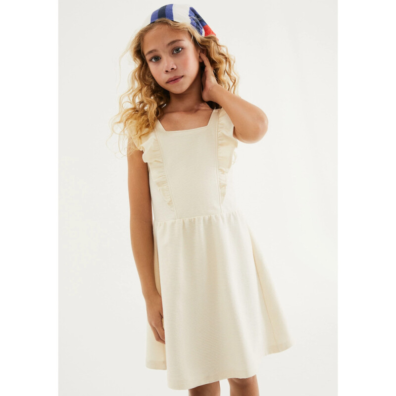 VESTIDO FEM CAQUI CLARO