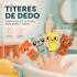 Set X4 Títeres de Dedo Animalitos para Baño y Juego Rosa