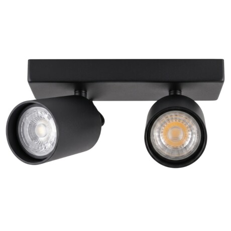 AASOL20 Luminaria de Techo Leticia Doble Negra