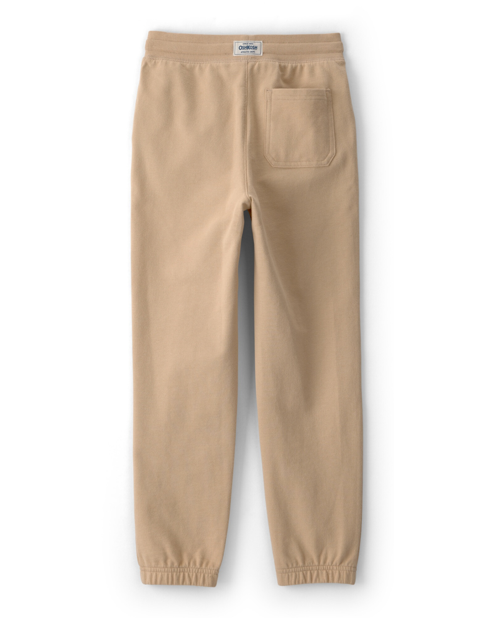 Pantalón deportivo de algodón, beige Sin color
