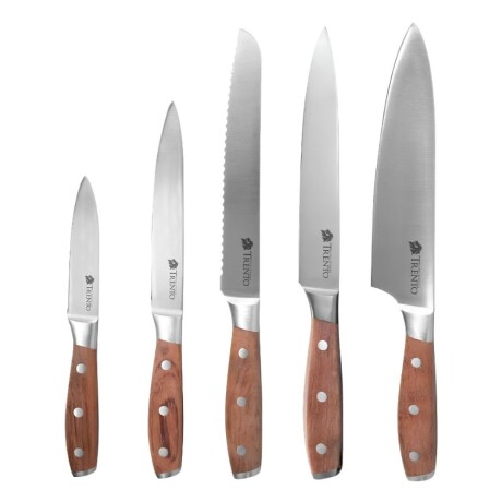 SET CUCHILLOS TRENTO 5Pzas MADERA 131883 SET CUCHILLOS TRENTO 5Pzas MADERA 131883
