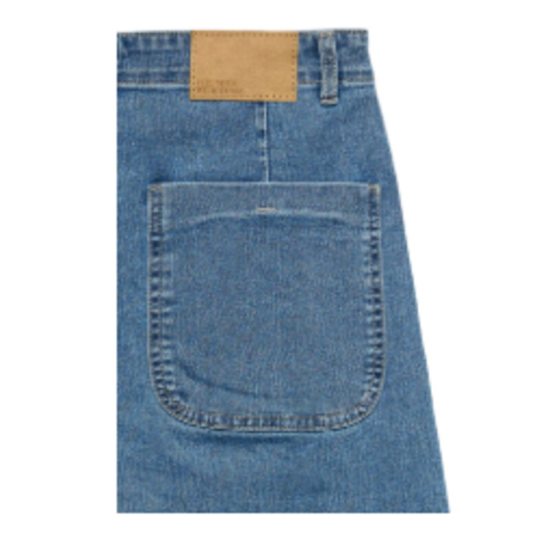 VMKAYLA HR WIDE POCKET JEANS MIX Medium Blue Denim