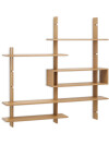 Mueble de pared KARLEBY roble/blanco Mueble de pared KARLEBY roble/blanco