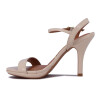 Sandalia Vizzano Mujer Taco 10cm Crema