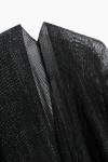 Ruana lurex party negro