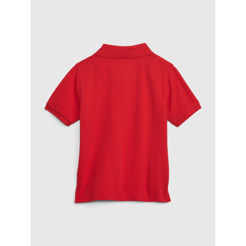 V-IE LOGO POLO PURE RED V2