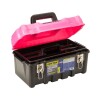 CAJA HERRAMIENTA MET 17X9" SURTEK ROSADA Caja Herramienta Met 17x9" Surtek Rosada
