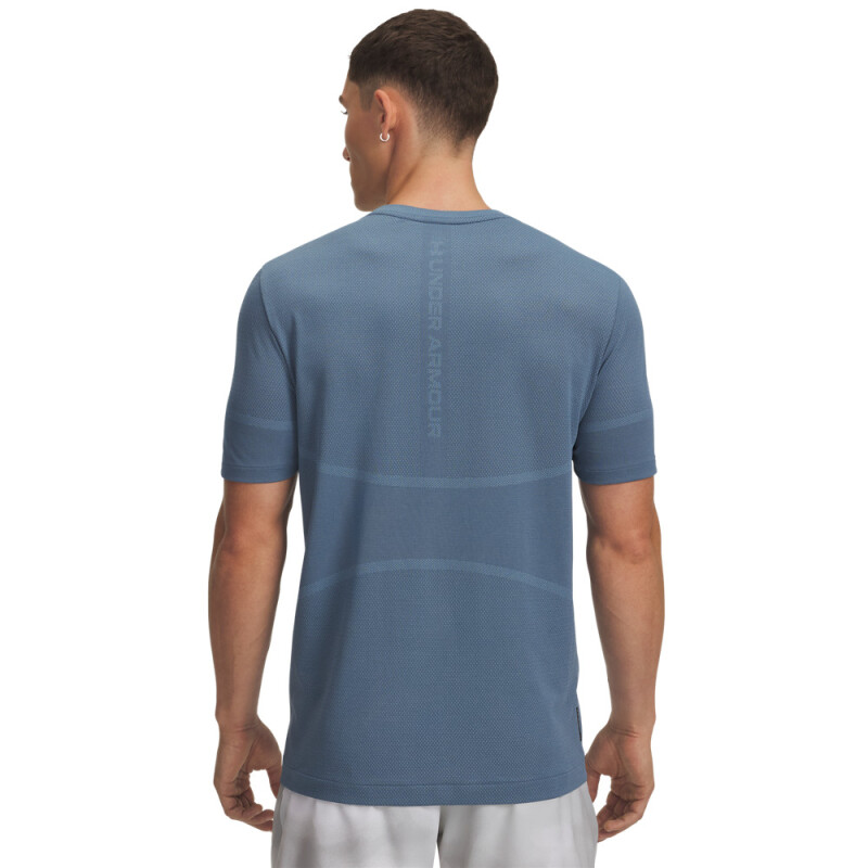 UA Vanish Elite Seamless SS-ORG BLU-418