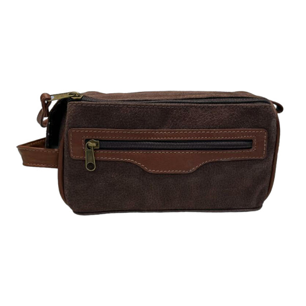 Neceser cuero chili Marron