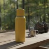 Termo en acero inox con Manija de 1 lt Mostaza