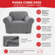 Funda cubre sofá elástica 1 cuerpo GRIS