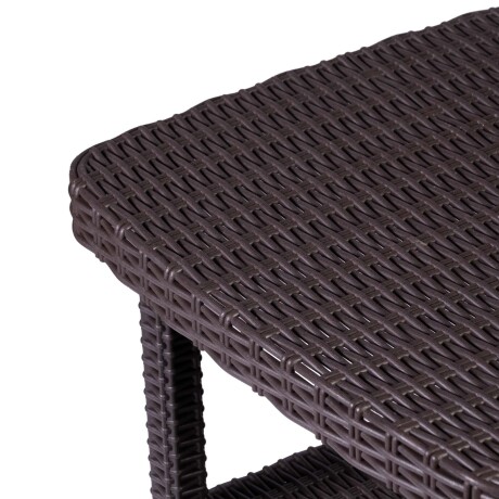 SET TERRAZA POLIPROPILENO MARRON MADRID