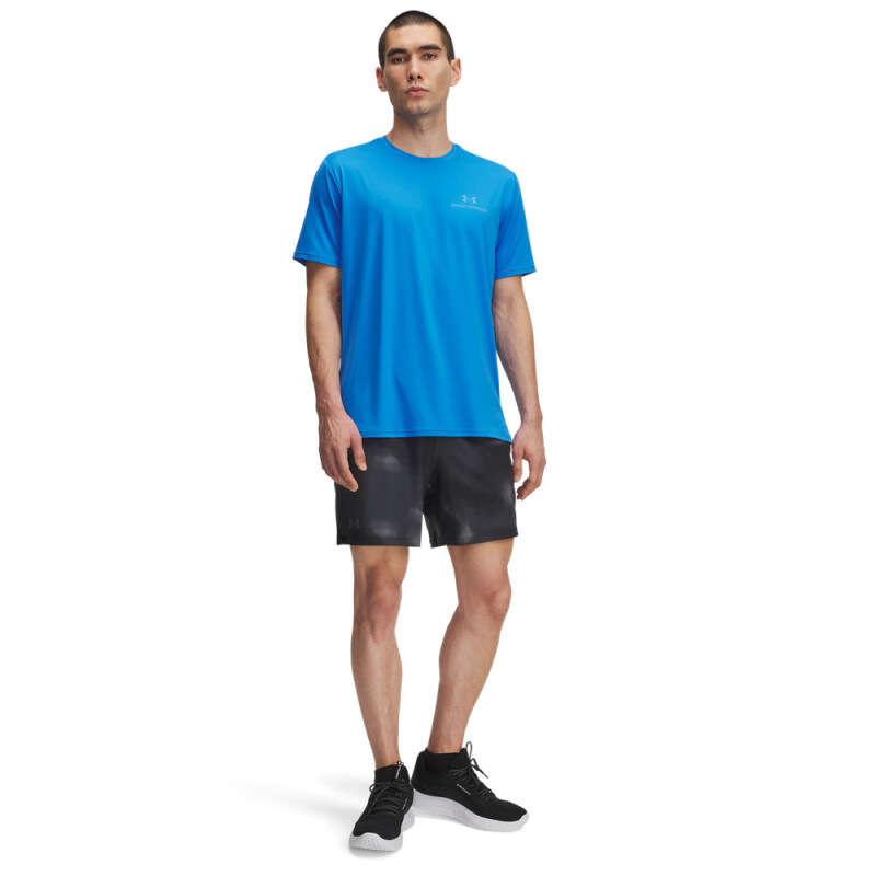 UA Vanish Woven 6in Prnt Sts-GRY BLK-007