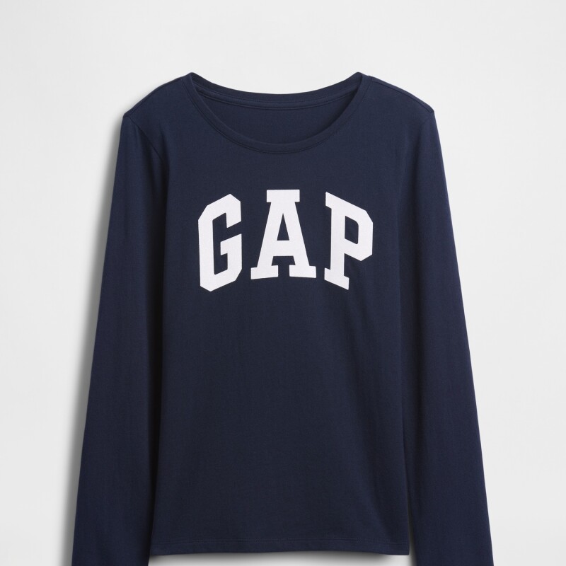 V-FRCH LS LOGO TEE TAPESTRY NAVY