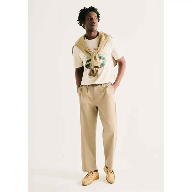 CAMISETA MM MARROM CLARO