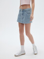 Short Pollera Vaskar Celeste