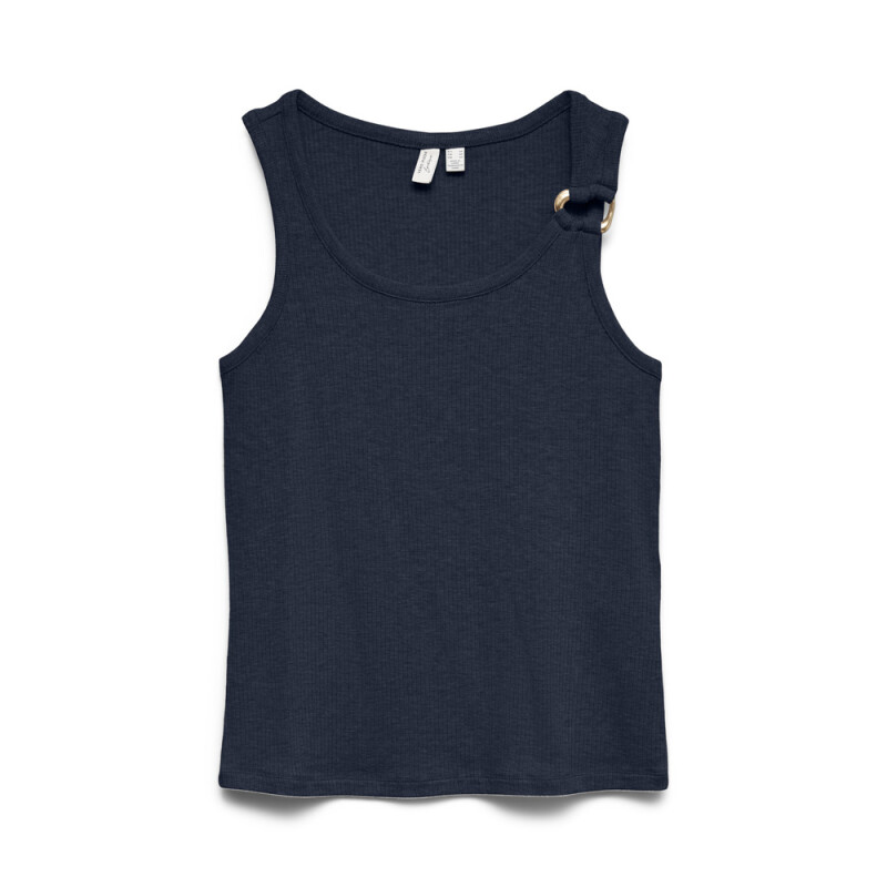 VMKIKI S/L O-NECK TOP JRS BTQ Navy Blazer