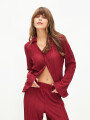 CAMISA ILUNA BORDEAUX