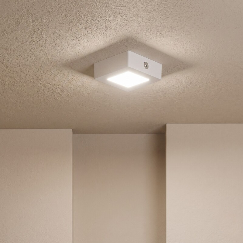 PLCA006 Panel LED Cuadrado de Adosar 6W Luz Neutra