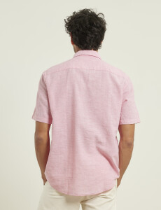 012265 CAMISA HARRINGTON LABEL Rosado