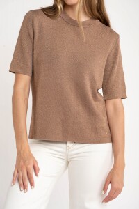 Sweater Algodon Manga Corta Arena