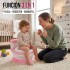 Pelela inodoro para bebes y niños con tapa y asiento infantil IMBACK Color Rosa Pelela inodoro para bebes y niños con tapa y asiento infantil IMBACK Color Rosa