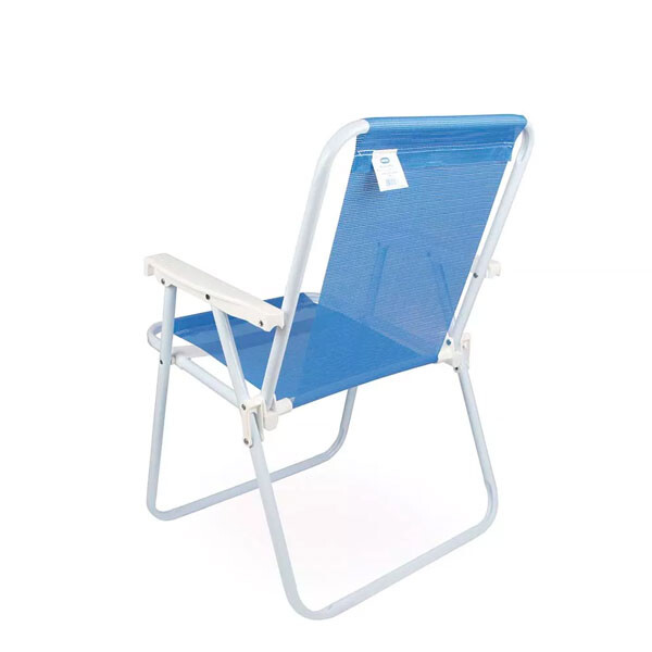 SILLA ALTA ACERO SANNET AZUL AZUL