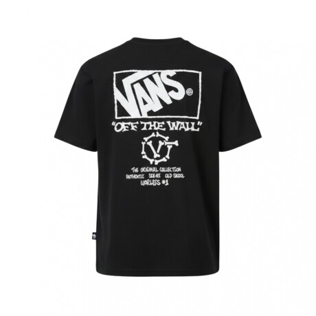 REMERA VANS CIRCLE BONES Black