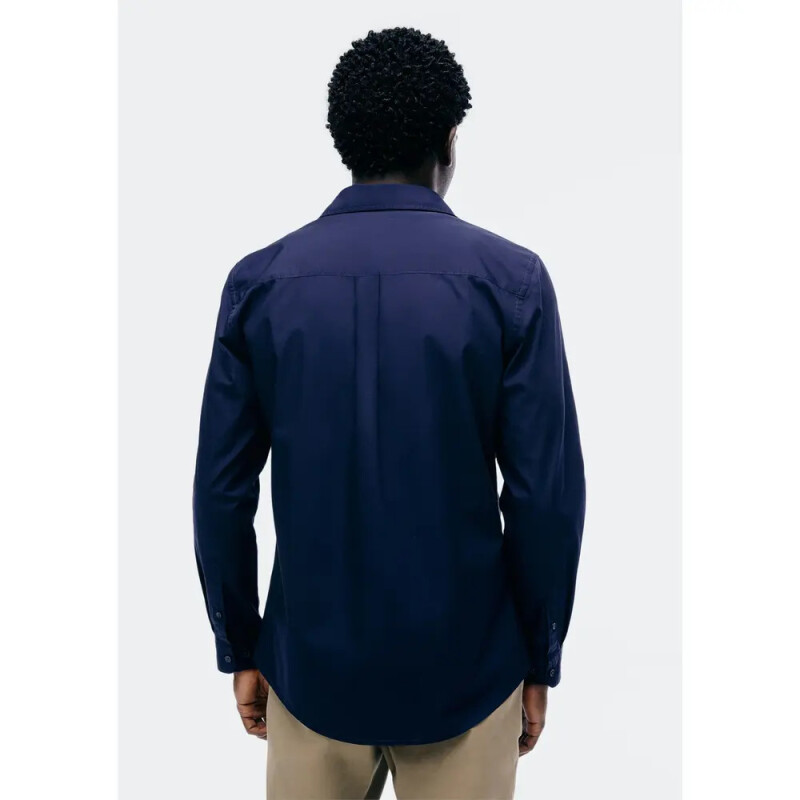 CAMISA ML MASC AZUL ESCURO